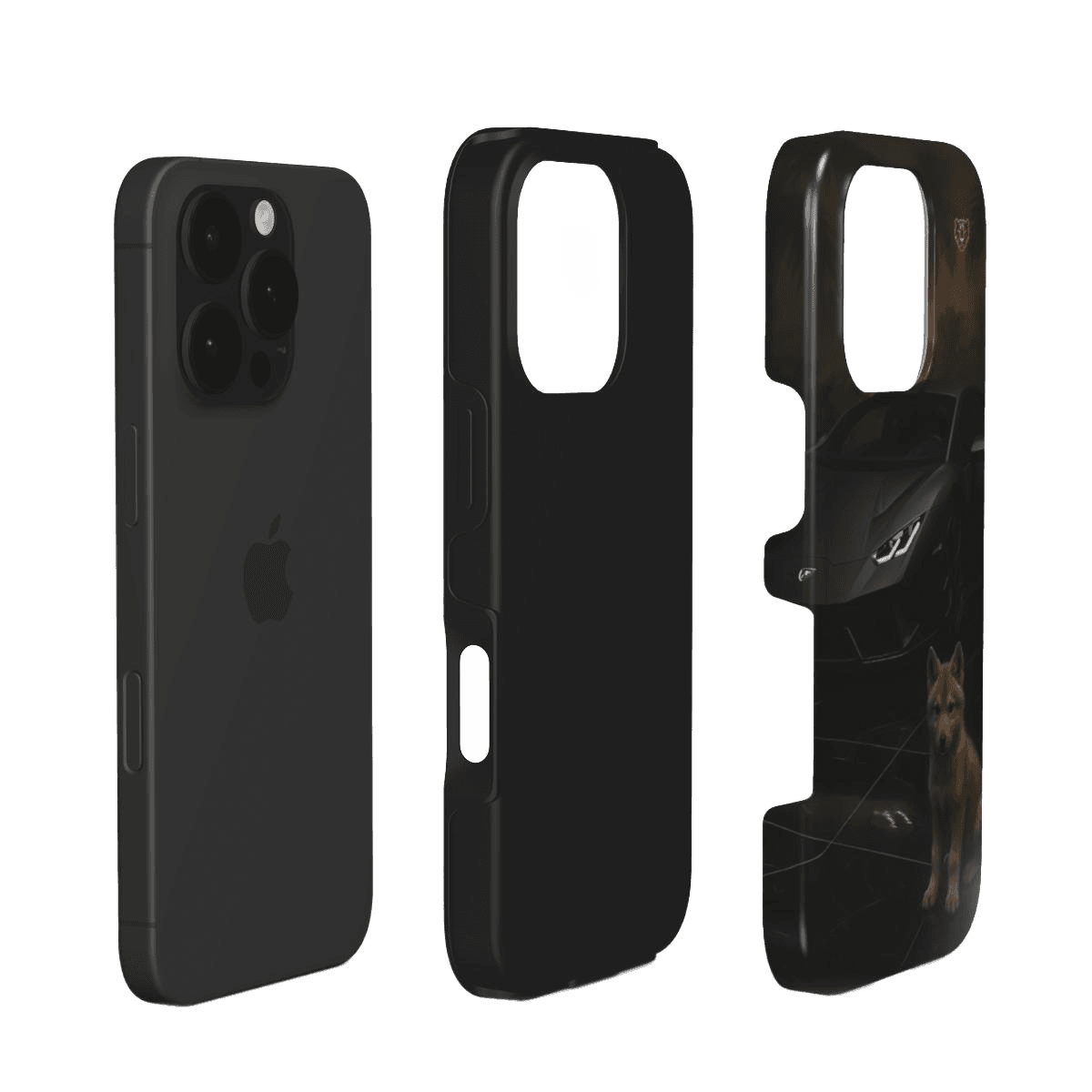 Wolf Spirit Case Exploded View